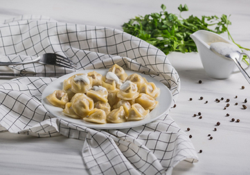 Пельмени из говядины и курицы